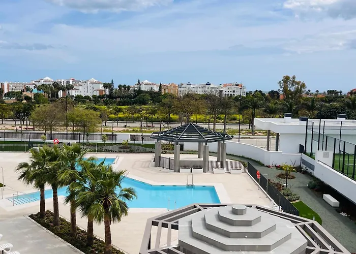 Апартаменты Luxury Alamos Garden Con Parking